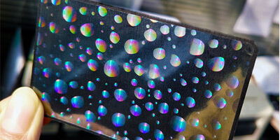 Hologram Id Overlay with Shallow-Structure Lens Technology