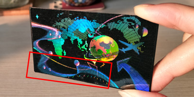 Hologram Laminate Patch with Optical Guilloche Anti-counterfeiting Technology