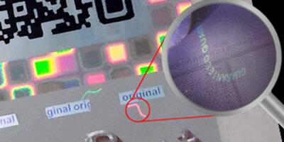 hologram-label-with-information-fiber