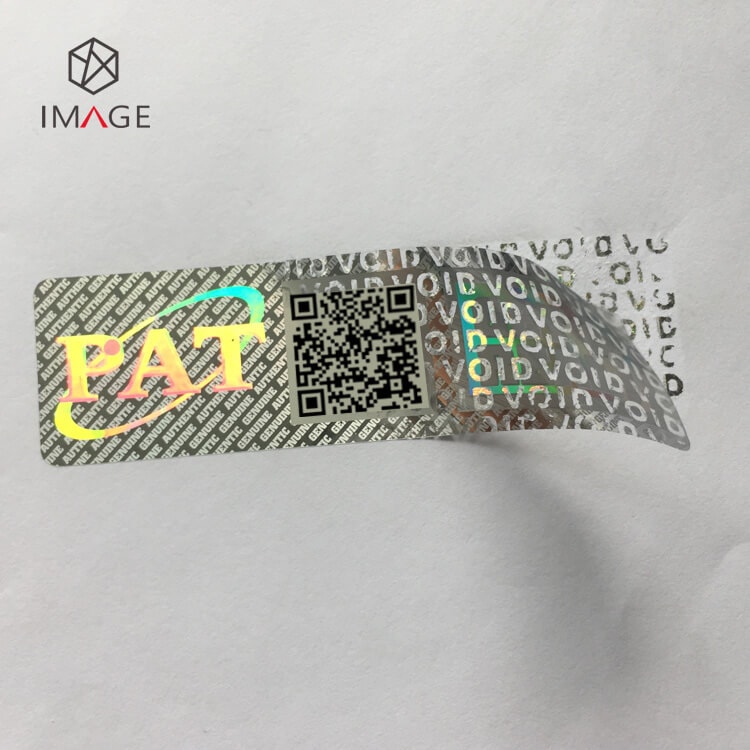 hologram sticker, leaves void if removed