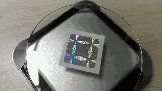 dynamic change hologram label