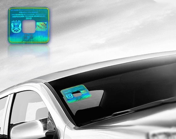 hologram sticker for car windshield