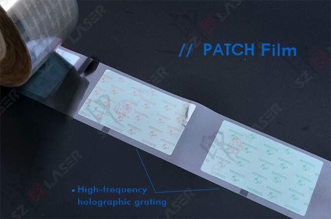 holographic grating patch film