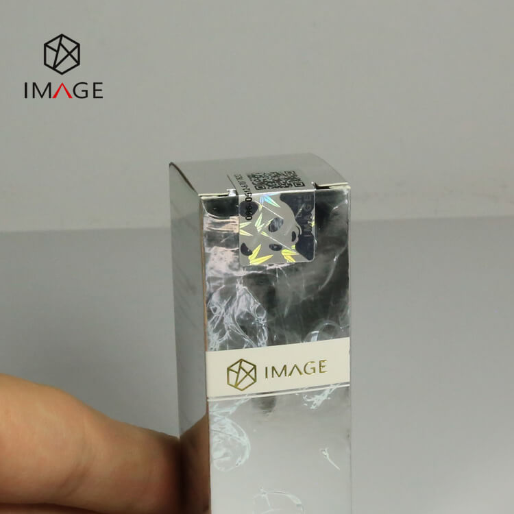 holographic tax stamp for cigarette box seal