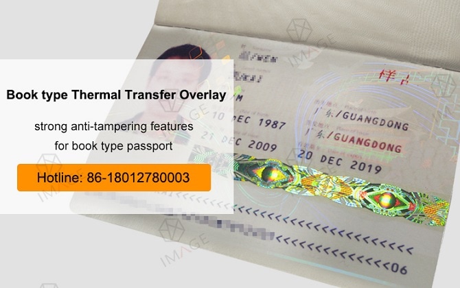 Book Type Heat Transfer Hologram Overlay