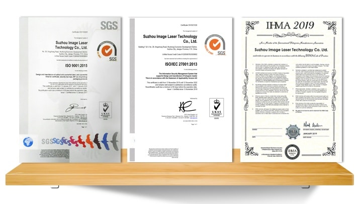 qualification certificate(IHMA and SGS)