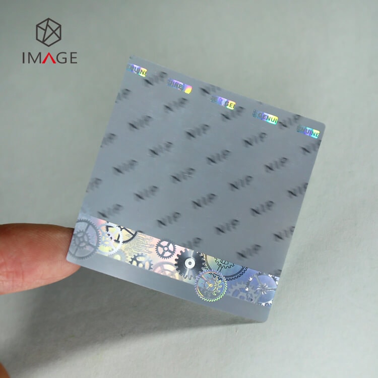 2D 3D holographic label, available to do printing