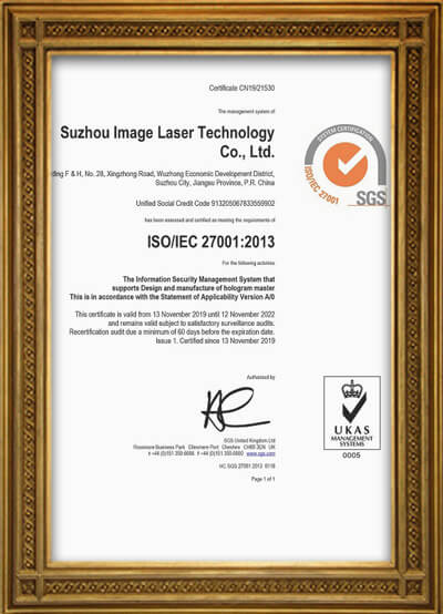 Adheres to ISO27001, information security system