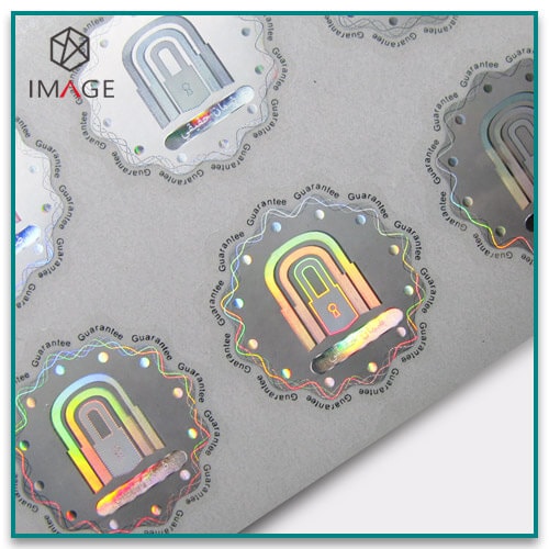 Custom Hologram Stickers with High-quality De-metalized