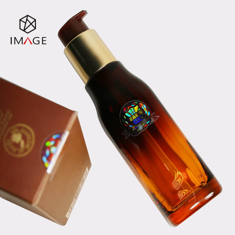 transparent-hologram-sticker-is-affixed-to-cosmetic-bottle-body-and-package-seal