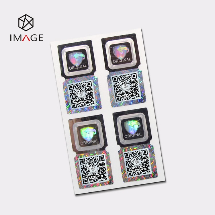15X30mm 3d hologram qr code sticker