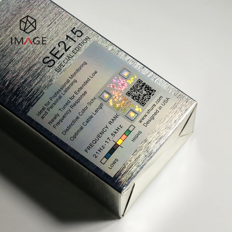 25mm Hologram QR Code Authentication Label for Electronic Products