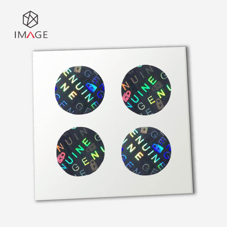 15mm 3d circle authentic holographic sticker