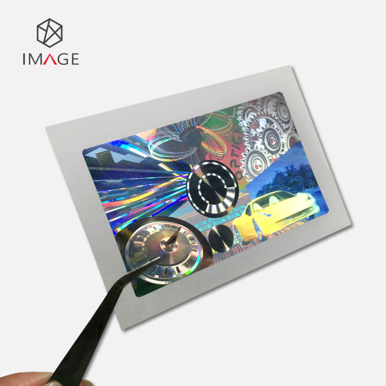 2D 3D True Color Hologram Sticker