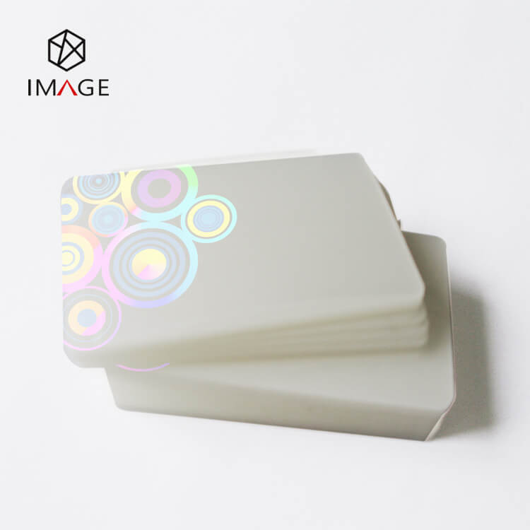 86X54mm Transparent Hologram ID Card Lamination Pouches