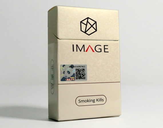 Hologram Tax Stamp Label for Cigarette Packaging