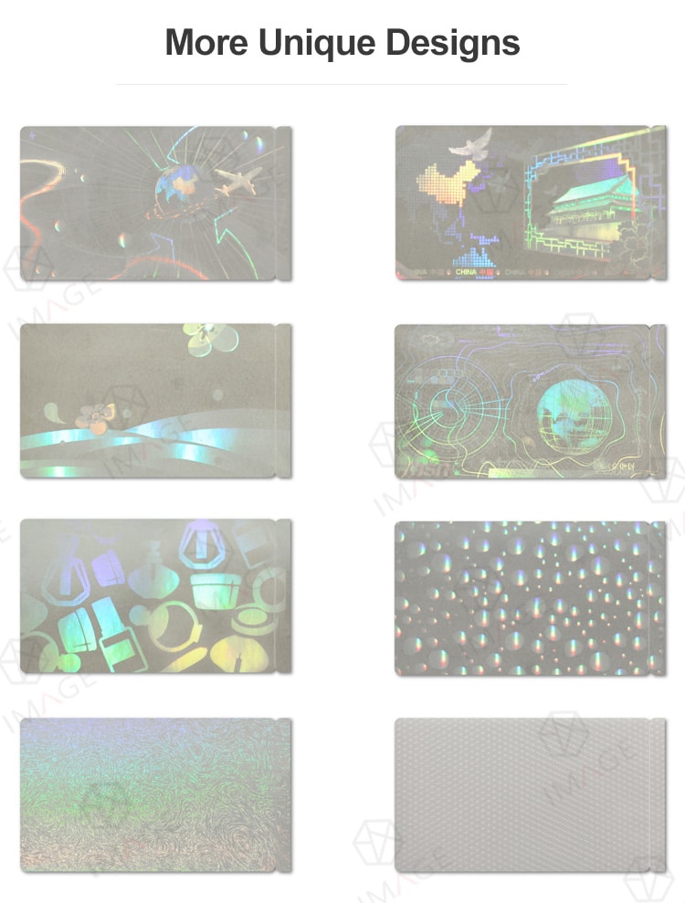 More selectable generic transparent holographic overlay