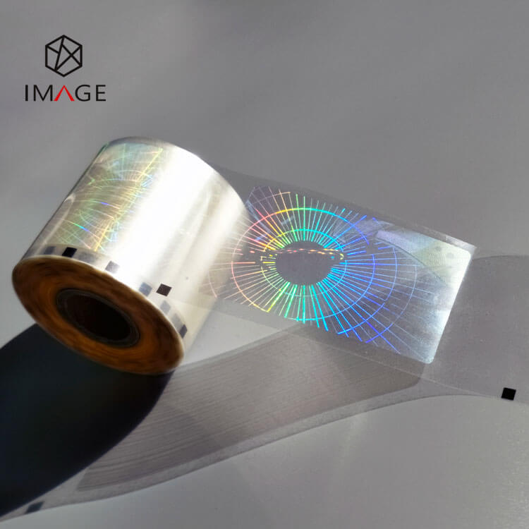 PET transparent material hologram patch film
