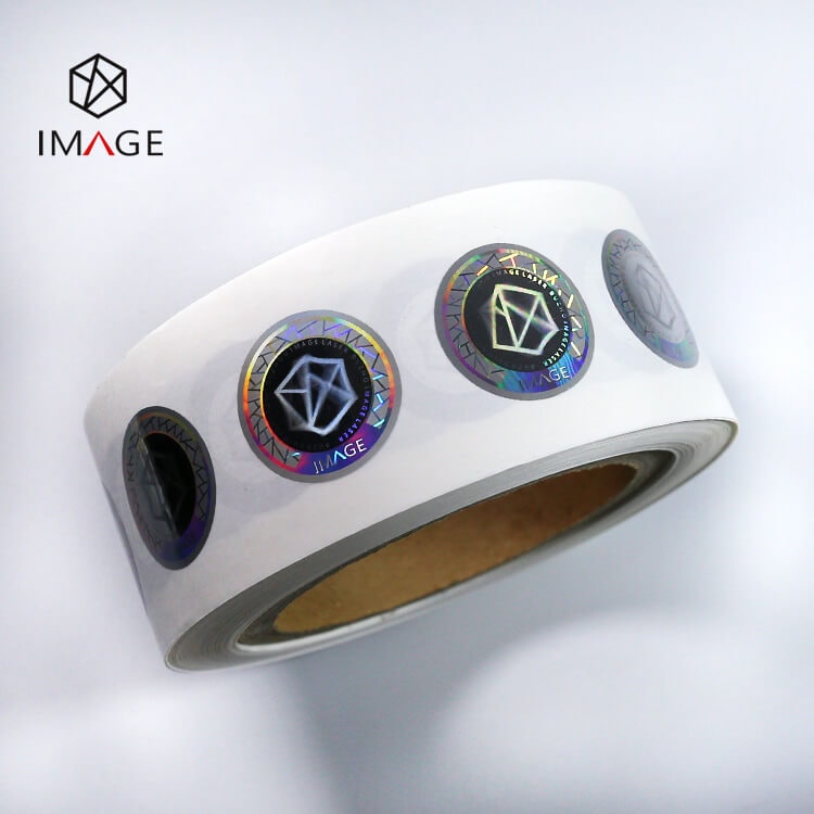 custom 3d holographic sticker in reel format