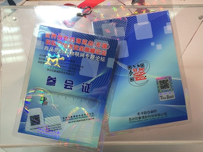 pre-punched hot laminating security pouches