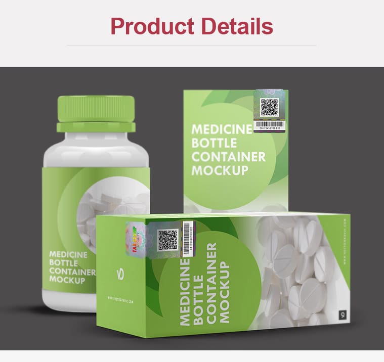 Stick Holographic Revenue Stamp to Medicine Packaging Box