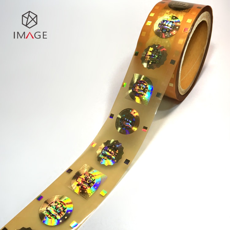 roll form gold hologram hot stamping foil