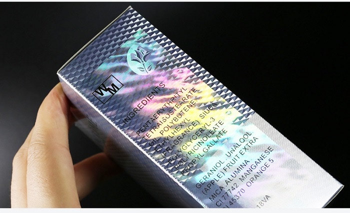 No Ink Printing Hologram Packaging for Cosmetic Products