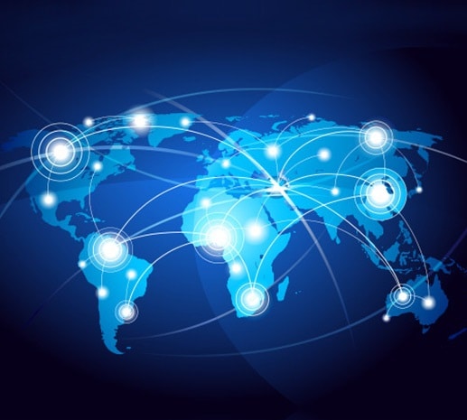 business partners around the world