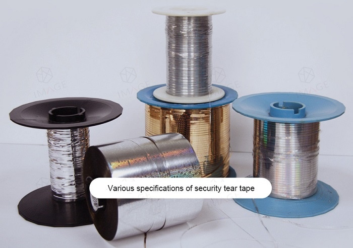 different specifications of holographic tear tape