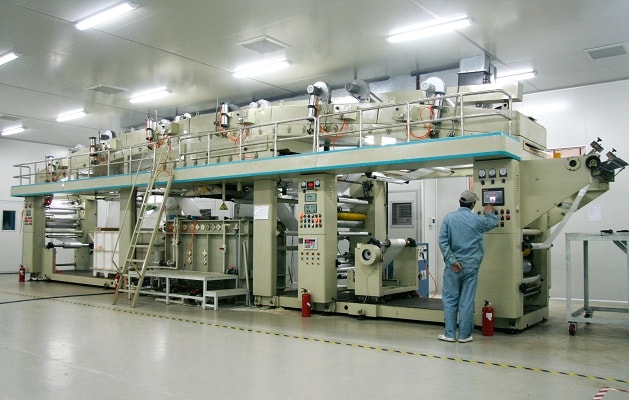 hologram embossing machine, heat press hologram image on PET material