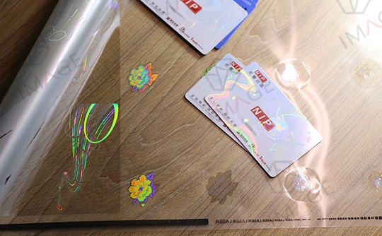 Hologram Embedded Laminate Overlay Film