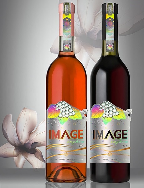 IMAGE Hologram Label for Wine Bottle Packaging