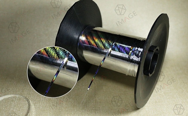 holographic tear tape for various packaging products
