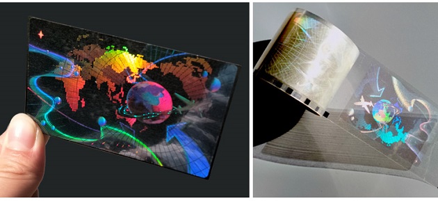 hologram laminate for id cards