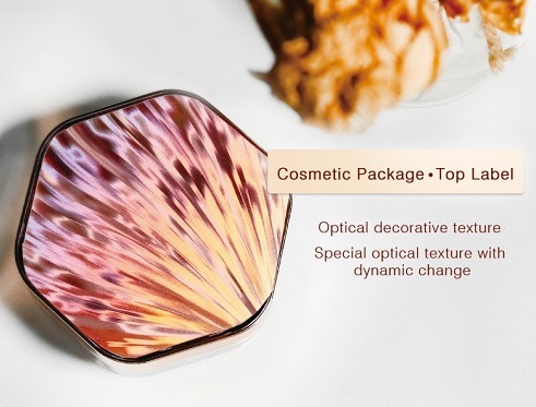 cosmetic nameplate label-fm