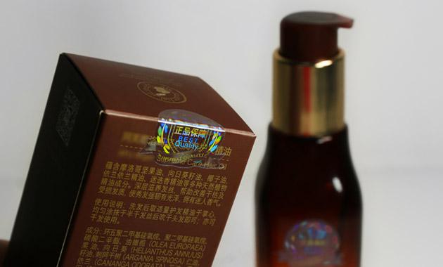 transparent anti-counterfeit stickers for security seal of brand products