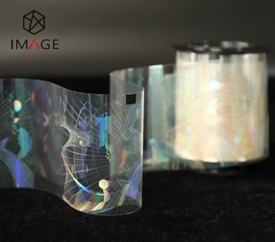Roll Form Hologram Heat Transfer Overlay