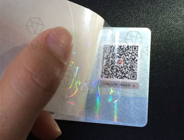 self adhesive cold laminate holographic overlay
