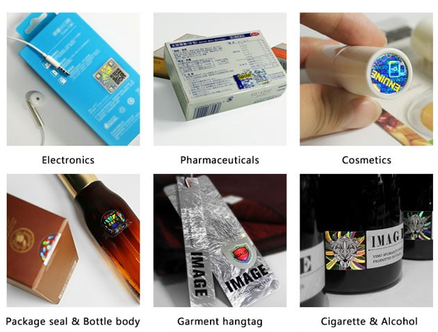 Hologram Security Stickers for Industries Applications
