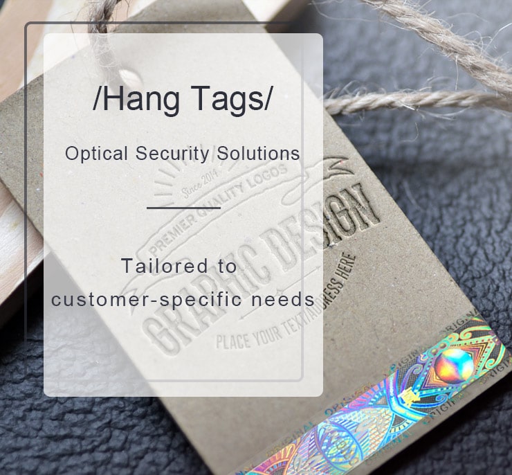 optical security solutions for hang tags
