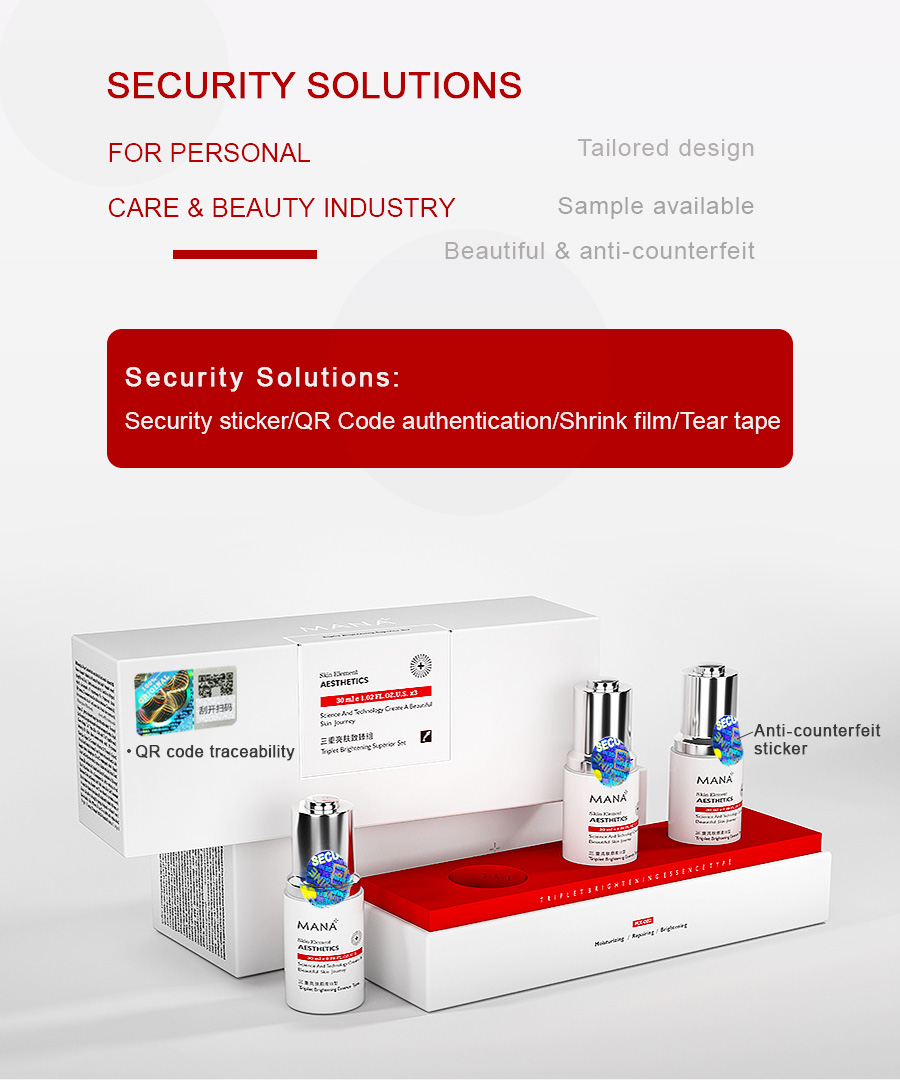 Security Solutions for Cosmetic and Personal Care Products