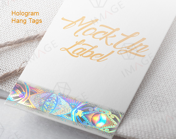 hologram security hang tags