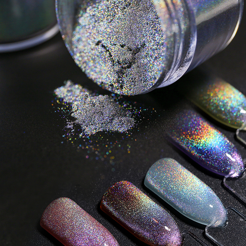 How to Use Magnetic Holographic Powder on Nails
