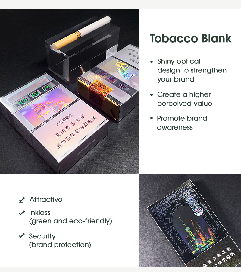 Tobacco Blank, Promote and Strengthen Your Brand
