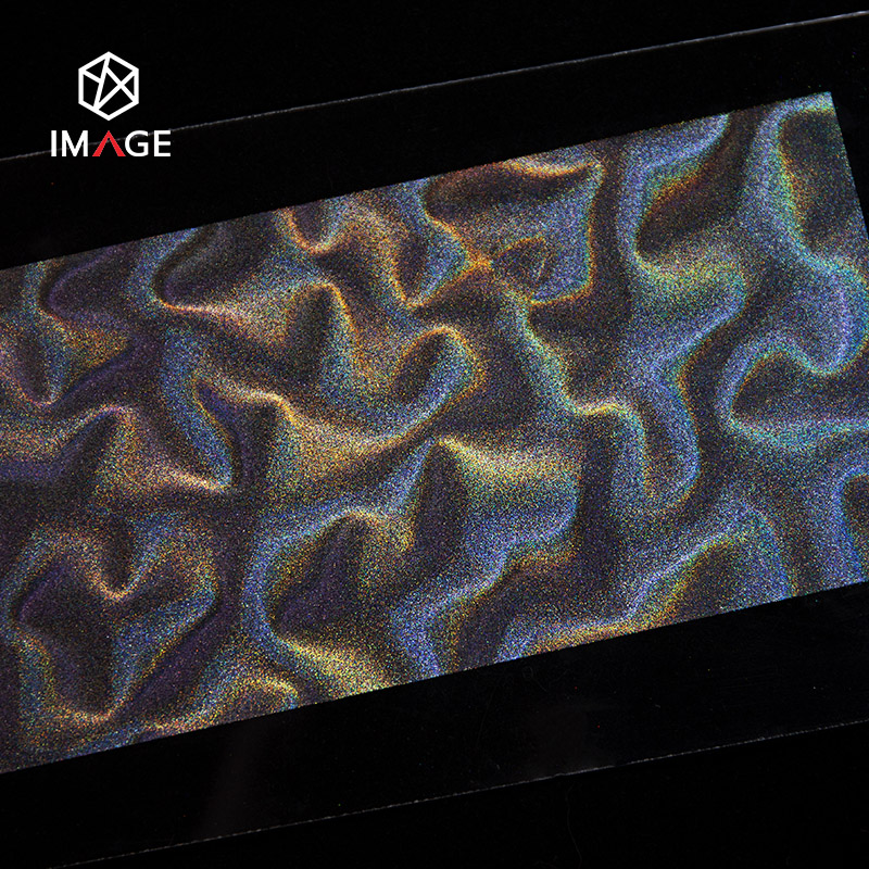 holographic pigment powder for silk screen printing and gravure printing