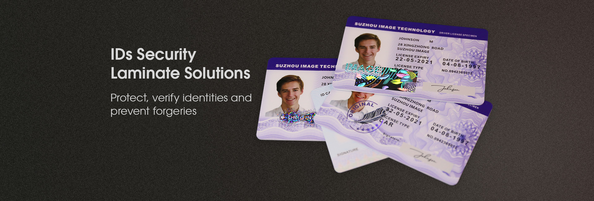 embedded hologram security id card